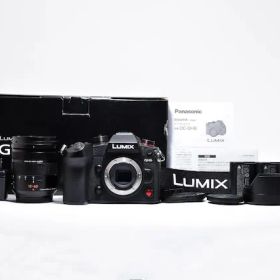 ＜並品＞ パナソニック(Panasonic) ミラーレス一眼カメラ ルミックス GH6L レンズキット 標準ズームレンズ付属 ブラック DC-GH6L