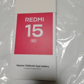 シャオミ(Xiaomi)の未使用Redmi REDMI 15 5G128GBシムフリースマートフォン 本体(スマートフォン本体)