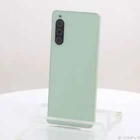 ソフマップ 〔中古品〕 Xperia 10 V 128GB セージグリーン XQDC44 楽天 SIMフリー【349】