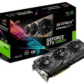 【中古】 ASUS R.O.G. STRIXシリーズ NVIDIA GeForce GTX1080Ti搭載ビデオカード ベースクロック1569MHz STRIX-GTX1080TI-O11G-GAMING