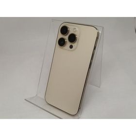 【中古】Apple 楽天モバイル 【SIMフリー】 iPhone 14 Pro 128GB ゴールド MQ073J/A【日本橋3】保証期間１ヶ月【ランクC】