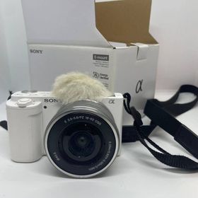 ソニー(SONY)のSONY ZV-E10 ホワイト レンズ付き 動作確認済み(デジタル一眼)