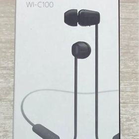 SONY ソニー ワイヤレスイヤホン ヘッドホンWI-C100 B 新品 未使用