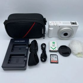 【返品保証・動作確認済】SONY ZV-1F ホワイト 軽微な打痕あり