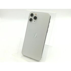 【中古】Apple SoftBank 【SIMロック解除済み】 iPhone 11 Pro 64GB シルバー MWC32J/A【福岡筑紫】保証期間1ヶ月【ランクC】