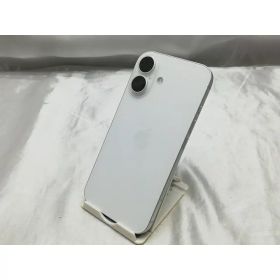 【中古】Apple au 【SIMフリー】 iPhone 16 128GB ホワイト MYDR3J/A【ECセンター】保証期間1ヶ月【ランクB】