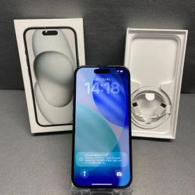 美品 国内版 SIMフリー iPhone15 256GB ブラック色