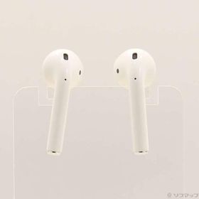 〔中古〕Apple(アップル) AirPods 第2世代 with Wireless Charging Case MRXJ2J／A〔352-ud〕