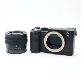 【中古】 《並品》 SONY α7C ズームレンズキット ILCE-7CL ブラック 【ホットシューバネSDスロットビューファインダーユニットコントロールホイールスイッチ部品交換/各部点検済】 [ デジタルカメラ ]