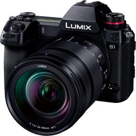 パナソニック(Panasonic) フルサイズ ミラーレス一眼カメラ ルミックス S1M 標準ズームレンズキット 2420万画素 ブラック DC-S1M-K