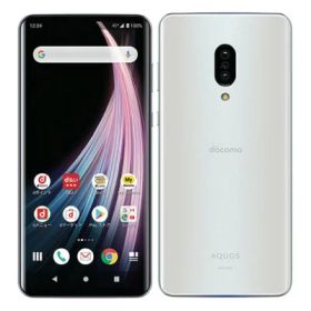 【SIMロック解除済】docomo AQUOS zero2 SH-01M Misty White SHARP 当社3ヶ月間保証 中古 イオシス