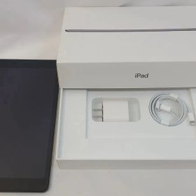 K【中古品】Apple iPad（第9世代）Wi-Fi + Cellularモデル モデル番号 MK4E3J/A ストレージ容量256GB カラー スペースグレイ 発売年: 2021年 SIMフリーモデル 箱付き 付属品完備