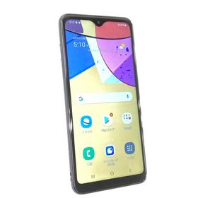 中古 samsung Galaxy A21 64GB ブラック SCV49 au