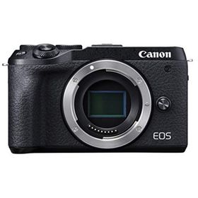 【中古】「非常に良い」Canon ミラーレス一眼カメラ EOS M6 Mark II ボディー ブラック EOSM6MK2BK-BODY(ミラーレス一眼)