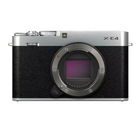【中古】 富士フイルム(FUJIFILM) ミラーレスデジタルカメラ X-E4 ボディ シルバー F X-E4-S 当店保証30日間 人気 ミラーレス 一眼レフ 交換レンズ カメラ