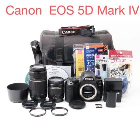 保証付き/Canon EOS 5D Mark IV標準&望遠ダブルレンズセット