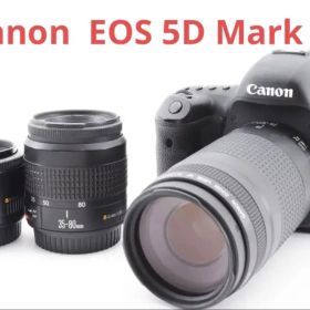 Canon EOS 5D Mark IV標準&望遠&単焦点トリプルレンズセット