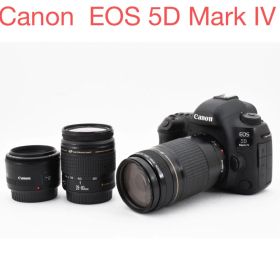 Canon EOS 5D Mark IV標準&望遠&単焦点トリプルレンズセット
