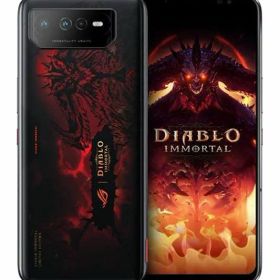 【中古】【安心保証】 ROG Phone 6 Diablo Edition ROG6SD-BK16R512[512GB] SIMフリー