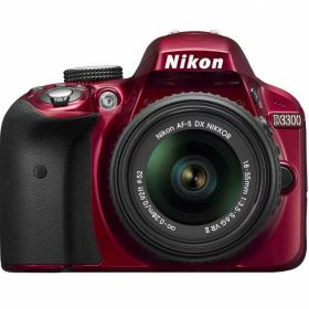 【中古】 Nikon デジタル一眼レフカメラ D3300 18-55 VR IIレンズキット レッド D3300LKRD 当店保証30日間 人気 ミラーレス 一眼レフ 交換レンズ カメラ