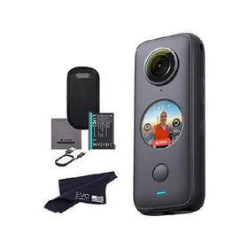 【平行輸入品】Insta360 ONE X2 360 Camera with Touchscreen - 5.7K30 360 Video, Front SteadyCam Mode, 18MP 360 Photo + InstaPano (No Card)