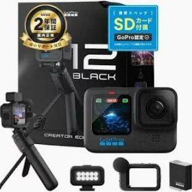【中古】GoProストア限定 GoPro HERO12 Black クリエーターエディション + 認定SDカード 【】