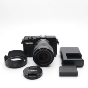 Canon ミラーレス一眼カメラ EOS M レンズキット EF-M18-55mm F3.5-5.6 IS STM付属 ブラック EOSMBK-18-55ISSTMLK