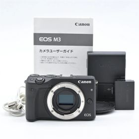 Canon キヤノン EOS M3 ボディ ブラック ミラーレス一眼レフカメラ【中古】
