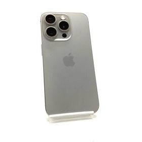 【全額返金保証】【最速発送】 iPhone 15 Pro 128GB ナチュラルチタニウム au SIMフリー 美品 動作確認済 84%