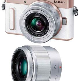 【中古】パナソニック ミラーレス一眼カメラ ルミックス GF10 ダブルレンズキット 標準ズームレンズ/単焦点レンズ付属 ホワイト DC-GF10W-W