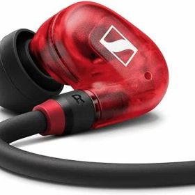 ゼンハイザー(Sennheiser) IE 100 PRO RED プロ用モニタリングイヤホン 赤 国内正規品 508942 カナル型 有線イヤホン