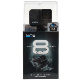 【中古】 GoPro HERO8 Black ゴープロ ヒーロー8 ブラック ウェアラブル アクション カメラ CHDHX-801-FW 当店保証30日間 人気 ミラーレス 一眼レフ 交換レンズ カメラ