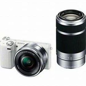 【中古】 SONY デジタル一眼カメラ「NEX-5T」ダブルズームレンズキット(ホワイト) NEX-5TY-W 当店保証30日間 人気 ミラーレス 一眼レフ 交換レンズ カメラ
