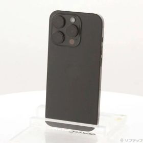 ソフマップ 〔中古品〕 iPhone15 Pro 256GB ブラックチタニウム MTUC3J／A SIMフリー【377】