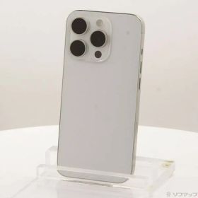 ソフマップ 〔中古品〕 iPhone15 Pro 256GB ホワイトチタニウム MTUD3J／A SIMフリー【297】