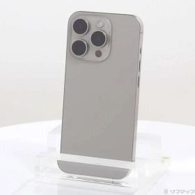 ソフマップ 〔中古品〕 iPhone15 Pro 256GB ナチュラルチタニウム MTUF3J／A SIMフリー【305】