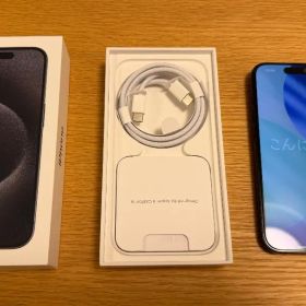 iPhone15 Pro 256GB ブラックチタニウム SIMフリー