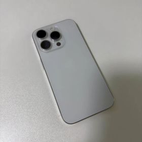 【美品】Apple iPhone15 Pro ホワイトチタニウム 256GB