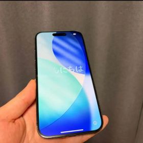 美品 Apple iPhone 15 Pro 256GB ブラックチタニウム