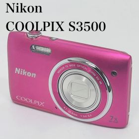 Nikon コンパクトデジタルカメ COOLPIX S3500 ピンク ジャンク