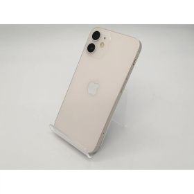 【中古】Apple au 【SIMロック解除済み】 iPhone 12 mini 128GB ホワイト MGDM3J/A【広島本通】保証期間1ヶ月【ランクC】