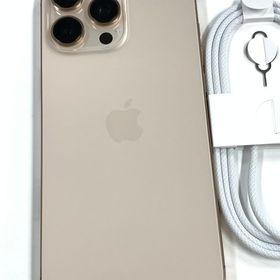 新品同様 電池100%SIMフリー iPhone16 Pro Max 512GB デザート