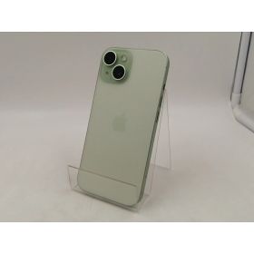 【中古】Apple 国内版 【SIMフリー】 iPhone 15 256GB グリーン MTMT3J/A【千葉】保証期間1ヶ月【ランクC】