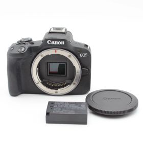 ■極上品■ CANON ミラーレス一眼カメラ EOS R50 ボディ(レンズなし)ブラック/APS-C/約375g EOS R50 BK No.C01879