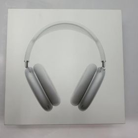 【中古】AirPodsMax シルバー MGYJ3J/A ［マイク対応 /Bluetooth /ノイズキャンセリング対応］[91][240091386695](ヘッドフォン/イヤフォン)