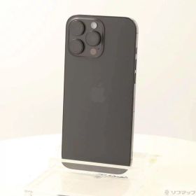 【中古】Apple(アップル) iPhone16 Pro Max 256GB ブラックチタニウム MYWG3J／A SIMフリー 〔ネットワーク利用制限▲〕 【258-ud】