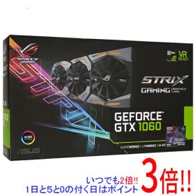【1日と5.0のつく日、18日はポイント3倍！】【中古】ASUS製グラボ ROG STRIX-GTX1060-O6G-GAMING 元箱あり
