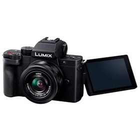 【中古】「非常に良い」パナソニック 小型・軽量ミラーレス一眼カメラ ルミックス 標準ズームレンズキット ブラック DC-G100DK-K(ミラーレス一眼)