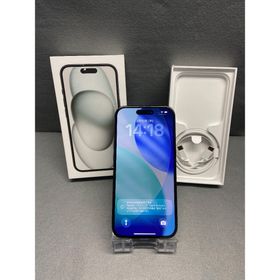 アイフォーン(iPhone)の美品 国内版 SIMフリー iPhone15 256GB ブラック色(スマートフォン本体)