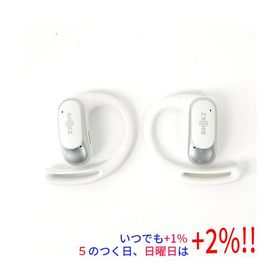 【中古】Shokz 完全ワイヤレスイヤホン OpenFit Air SKZ-EP-000026 ホワイト 元箱あり
